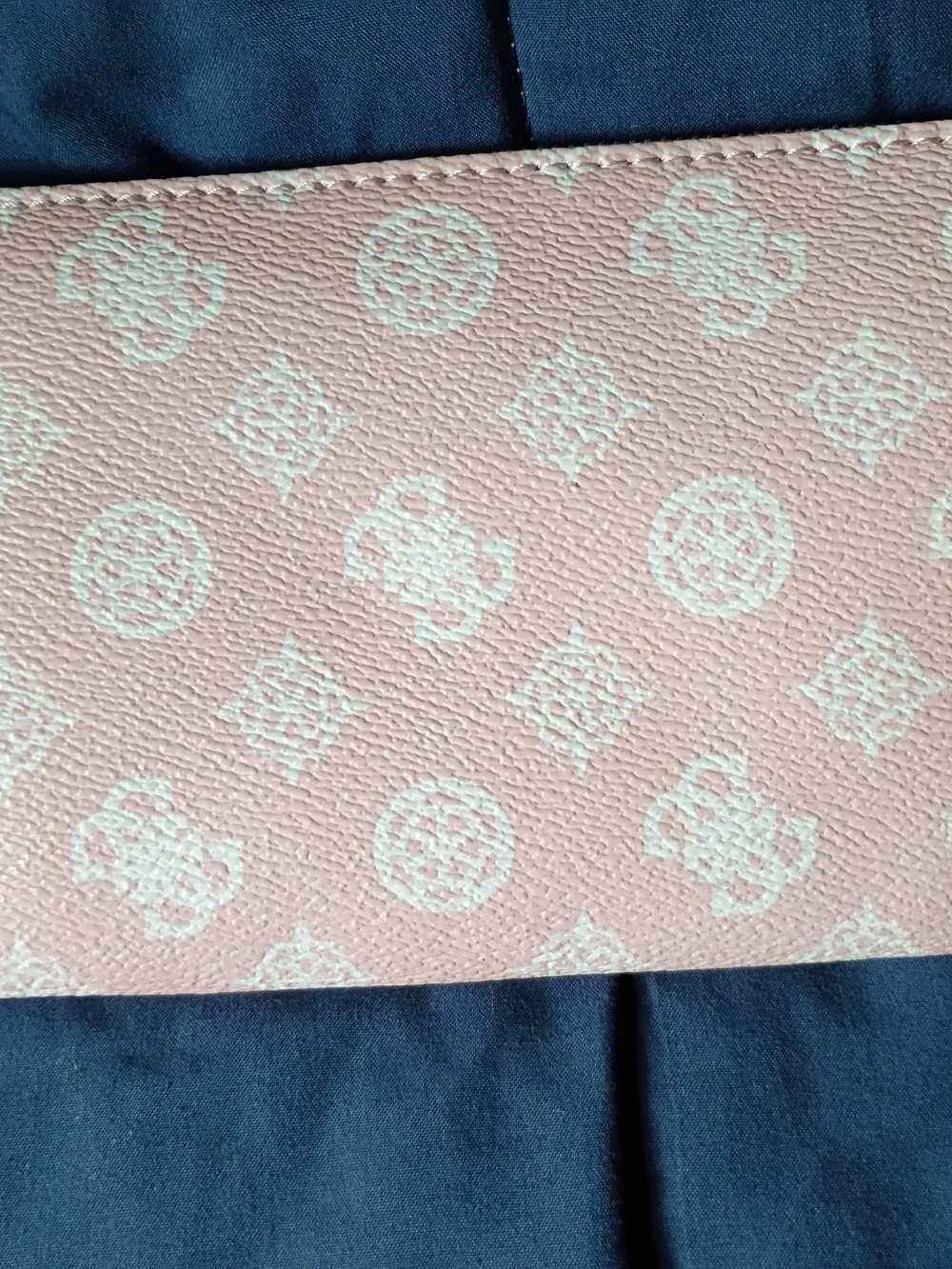 Guess by GUESS Pink Logo Zip Wristlet, Set Of 2